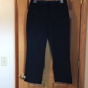 Eddie Bauer Black Fleece Lined Pants in Size 6P